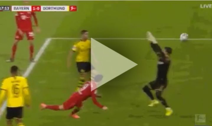 Lewandowski ŁADUJE GOLA z BVB! 1-0 [VIDEO]
